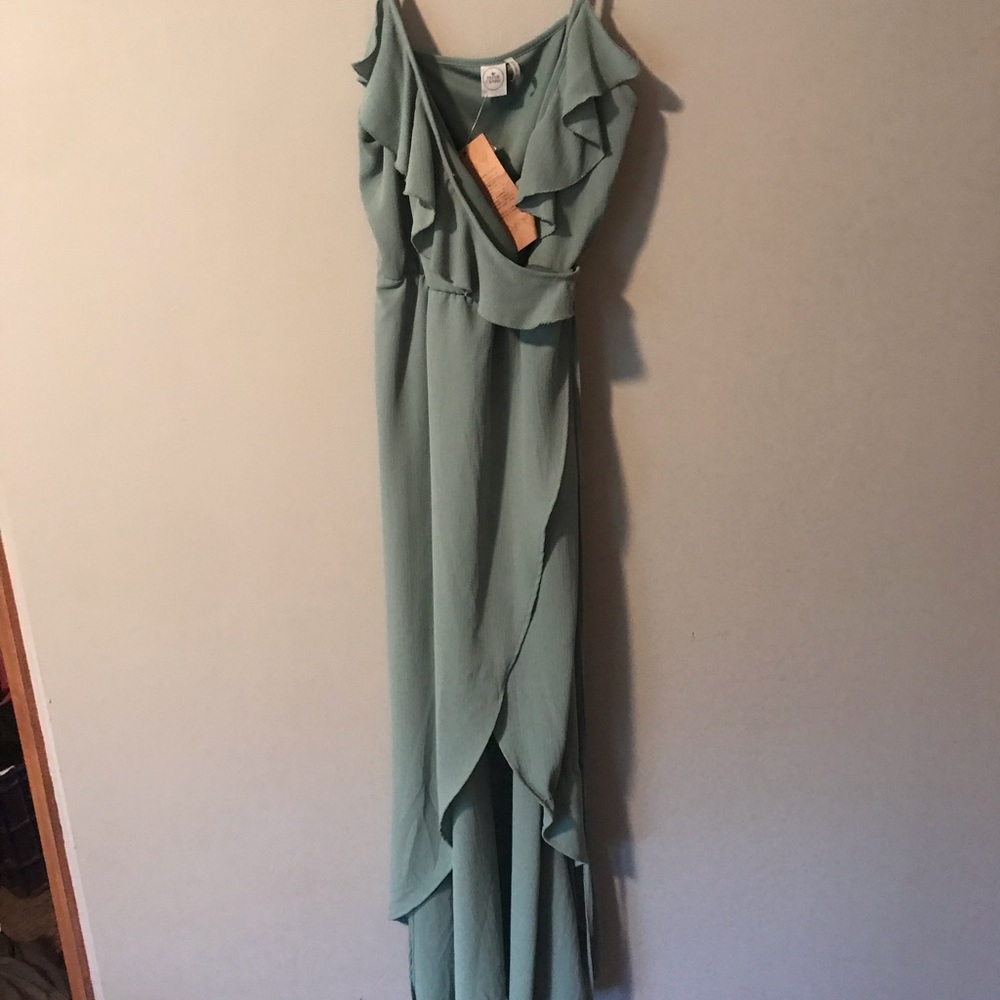 Light green maxi dress from TJ Maxx.